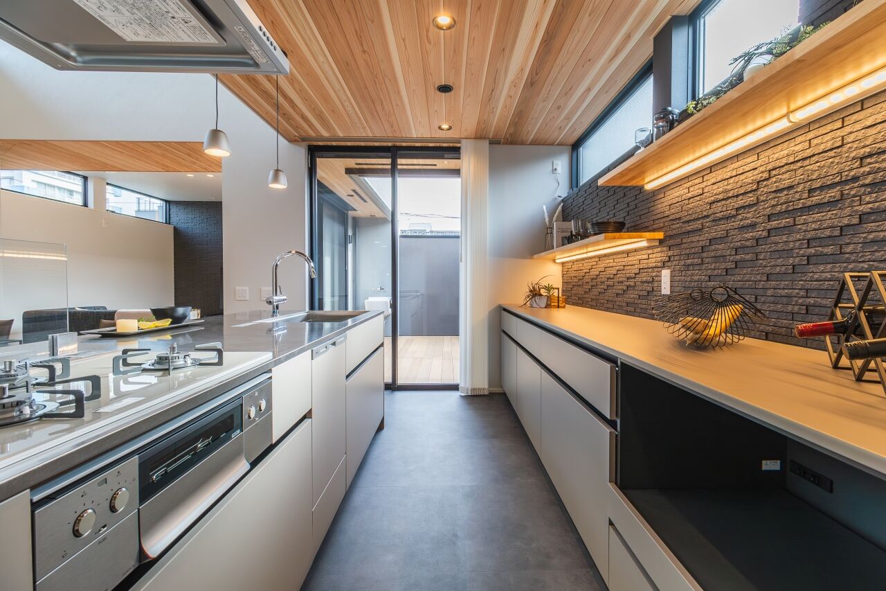 ハビの家 【39.7坪/ガレージ/間取り有】箱を重ねたような外観デザインや間取りの工夫で、光が降り注ぐ明るい家にの建築実例画像4