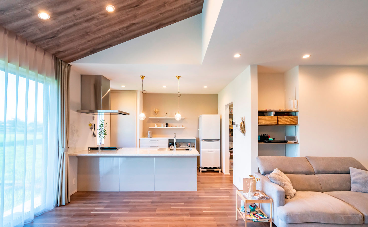 クレバリーホーム/住生活研究所 【一宮市｜2000万円台｜30坪の平屋】LDKは20帖！コンパクトな平屋のお手本のようなムダのない間取りの建築実例画像10