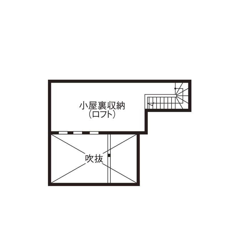 クレバリーホーム/住生活研究所 【平屋×タイル外壁】家族も愛犬も、みんなが暮らしやすい。家事ラクも叶えたタイル外壁の平屋の間取り図（3LDK）小屋裏収納