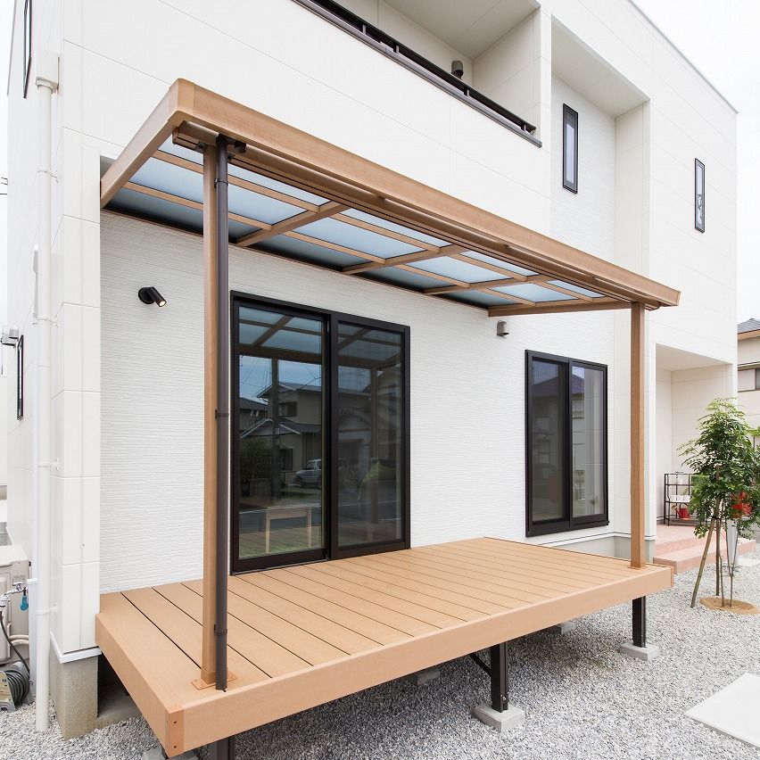 グッドリビング 【1000万円台】開放感のあるリビングには広々ウッドデッキ！収納充実でママ大満足のチューブ型の家の建築実例画像3