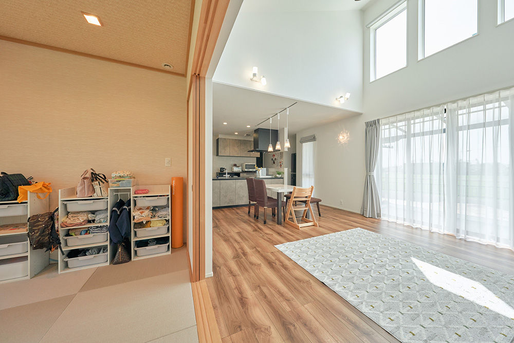 ライフデザイン・カバヤ 実家裏手の田んぼを宅地転用。敷地の広さを生かせる平屋のアイデアの建築実例画像8