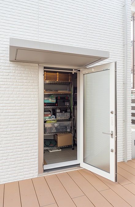 ダイワハウス 【77坪/両親+夫婦+子ども2人/間取り図あり】広いデッキで2棟がつながる隣居の二世帯住宅の建築実例画像6