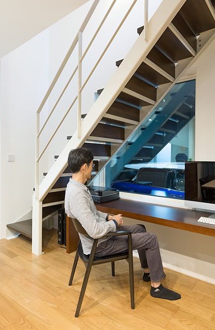 ダイワハウス 【77坪/両親+夫婦+子ども2人/間取り図あり】広いデッキで2棟がつながる隣居の二世帯住宅の建築実例画像10