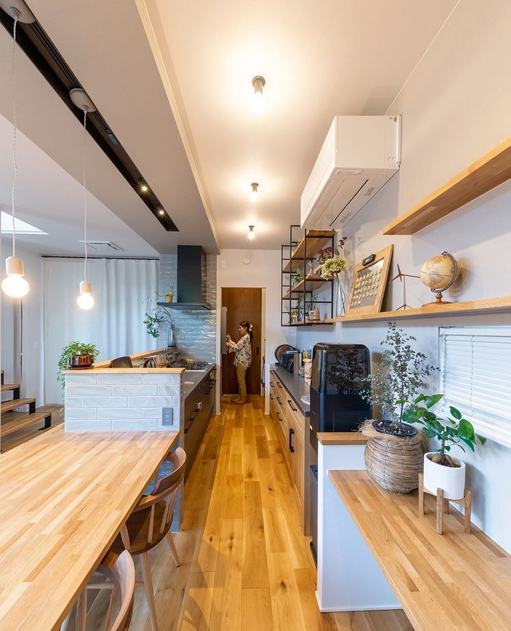 ダイワハウス 【36坪/夫婦+猫1匹/間取り図あり】吹き抜けにリビング階段が映えるカフェ風の家　写真14点掲載の建築実例画像6