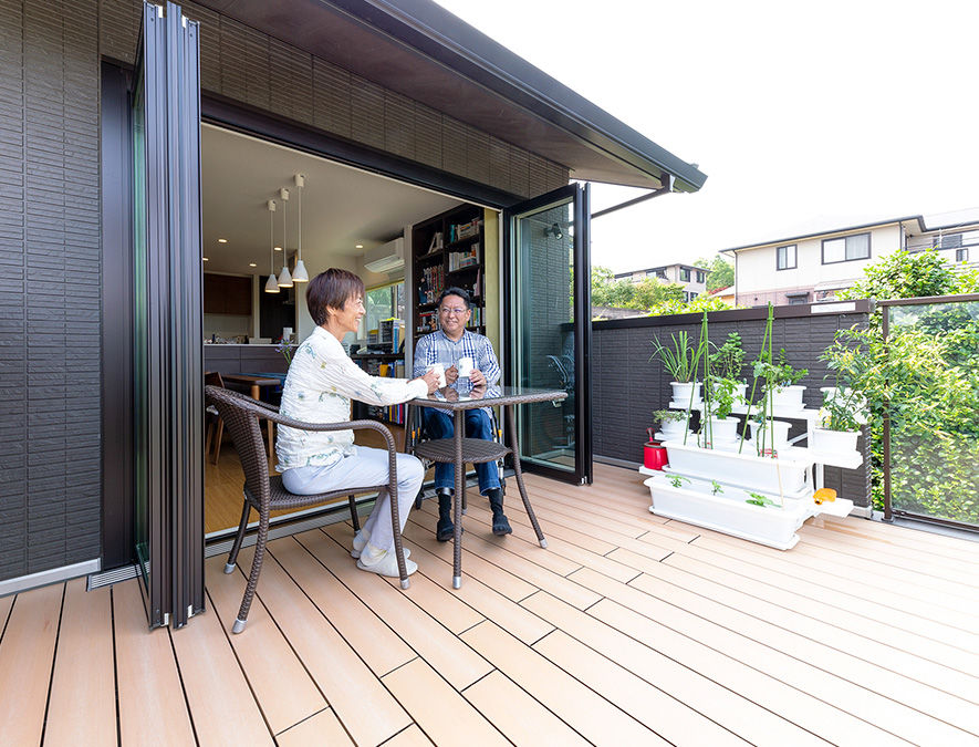 ダイワハウス 【37坪/夫婦/間取り図あり】海を望むリゾート地で心豊かに暮らすご夫婦の家　写真10点掲載の建築実例画像3