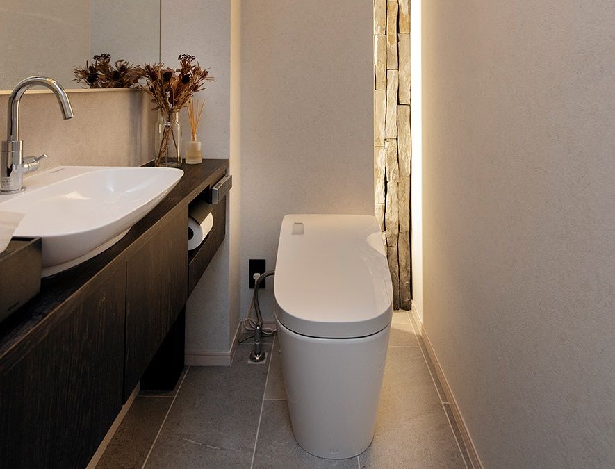 ダイワハウス 【36坪/夫婦＋犬1匹/間取り図あり】無垢板張り天井の大空間LDK　天然木とタイルが調和するシックモダンな家の建築実例画像8