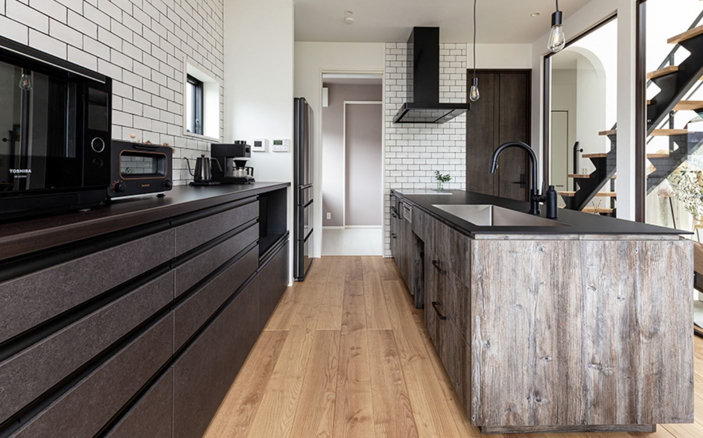 ダイワハウス 【35坪/夫婦/間取り図あり】光差し込む吹き抜けの土間が暮らしを彩る　開放感あふれる住まい　写真10点掲載の建築実例画像9