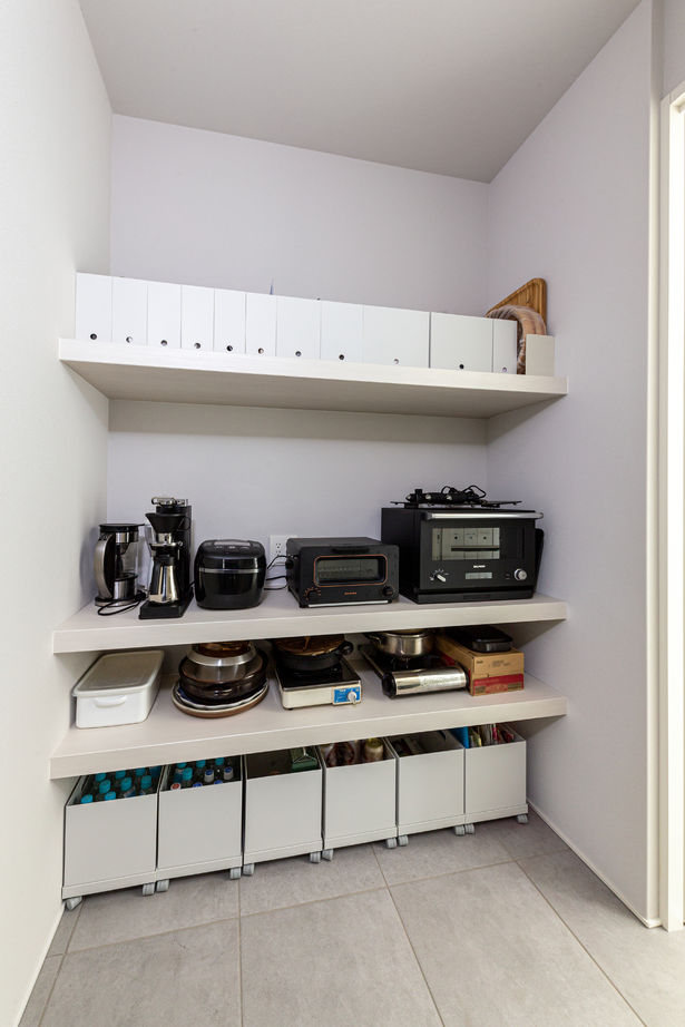 ダイワハウス 【37坪/夫婦/間取り図あり】　中庭を囲むタイルフロアのモダンな家　写真10点掲載の建築実例画像6