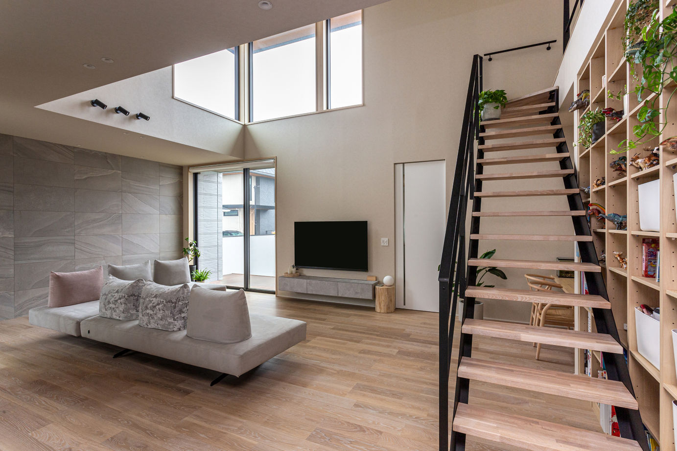 ダイワハウス 【53坪/夫婦＋子ども2人】　階段ライブラリーがあるジャパンディスタイルの家　写真8点掲載の建築実例画像4