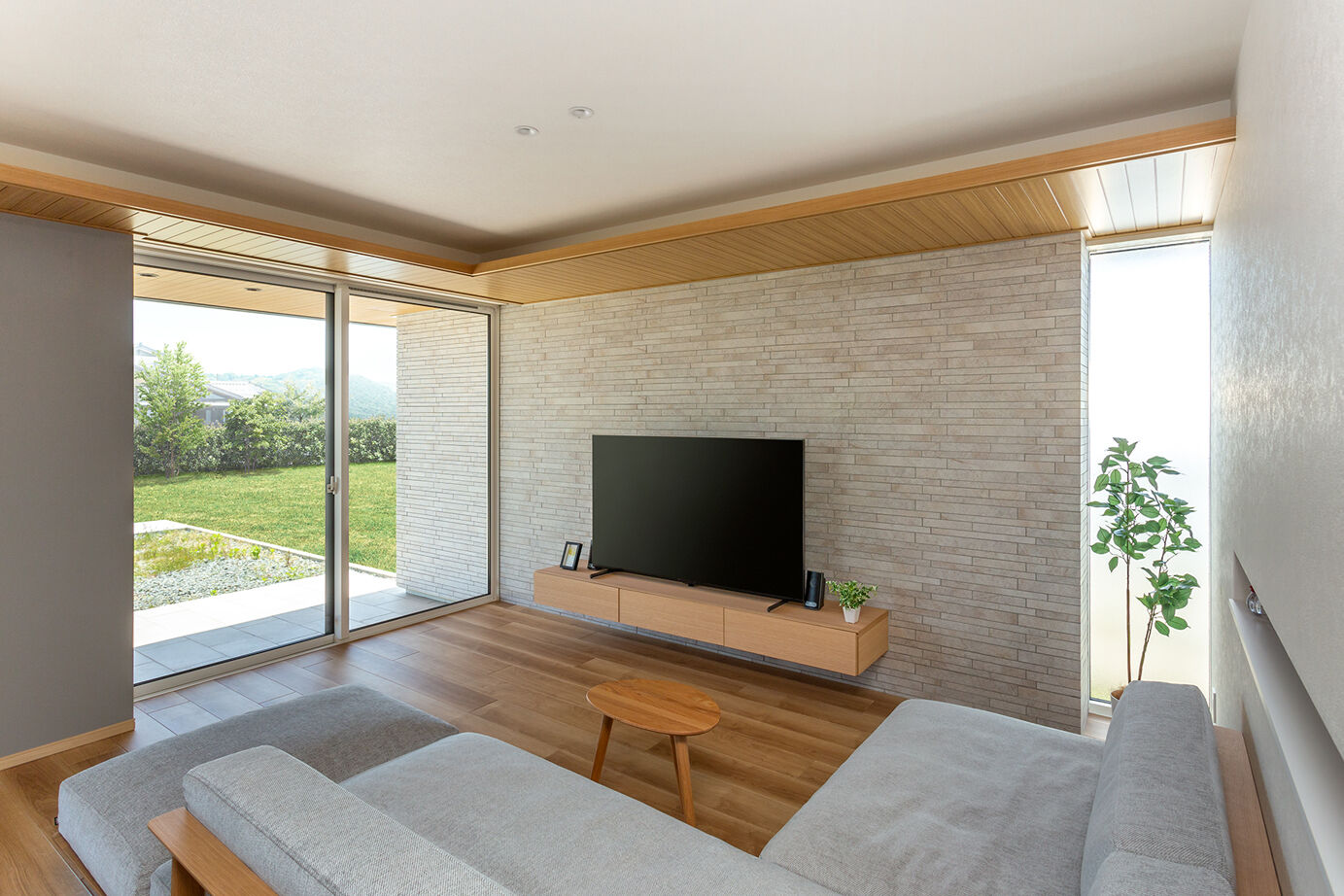 ダイワハウス 【33坪/夫婦/間取り図あり】ゆとりある風景に親しみ安らぐ平屋の家　写真10点掲載の建築実例画像3