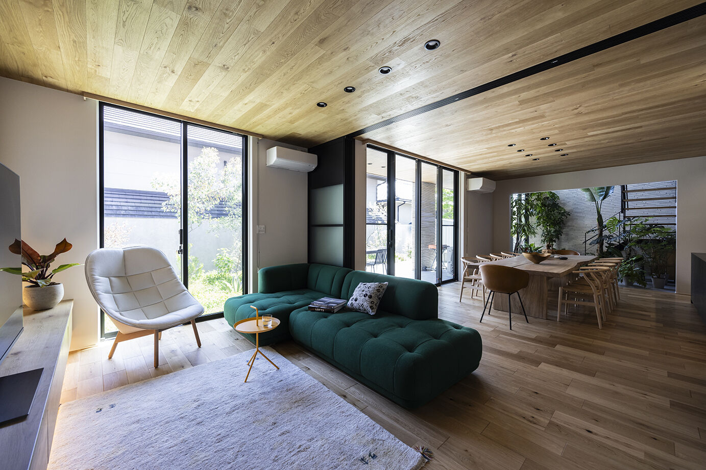 ダイワハウス 【59坪/夫婦/間取り図あり】吹抜けのグリーンルームで緑を愛でる暮らし　写真10点掲載の建築実例画像2