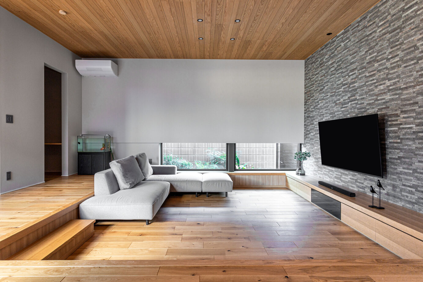 ダイワハウス 【40坪/夫婦】中庭を囲う平屋でプライベート感漂う家族の時間　写真10点掲載の建築実例画像4