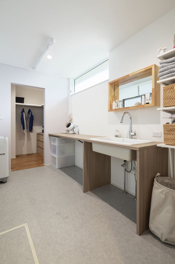 アルネットホーム 【邑楽郡/3LDK/32.5坪/平屋/家事動線/土間収納/ドッグラン】愛犬と子どもが走り回るスムーズな家事動線平屋の建築実例画像5