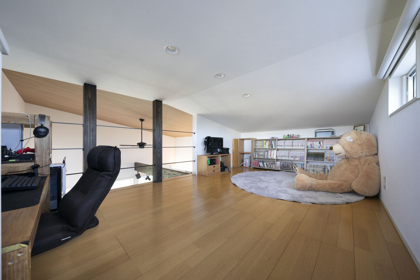 アルネットホーム 【間取り有】家族が自然とリビングに集まる平屋＋ロフトの家の建築実例画像10