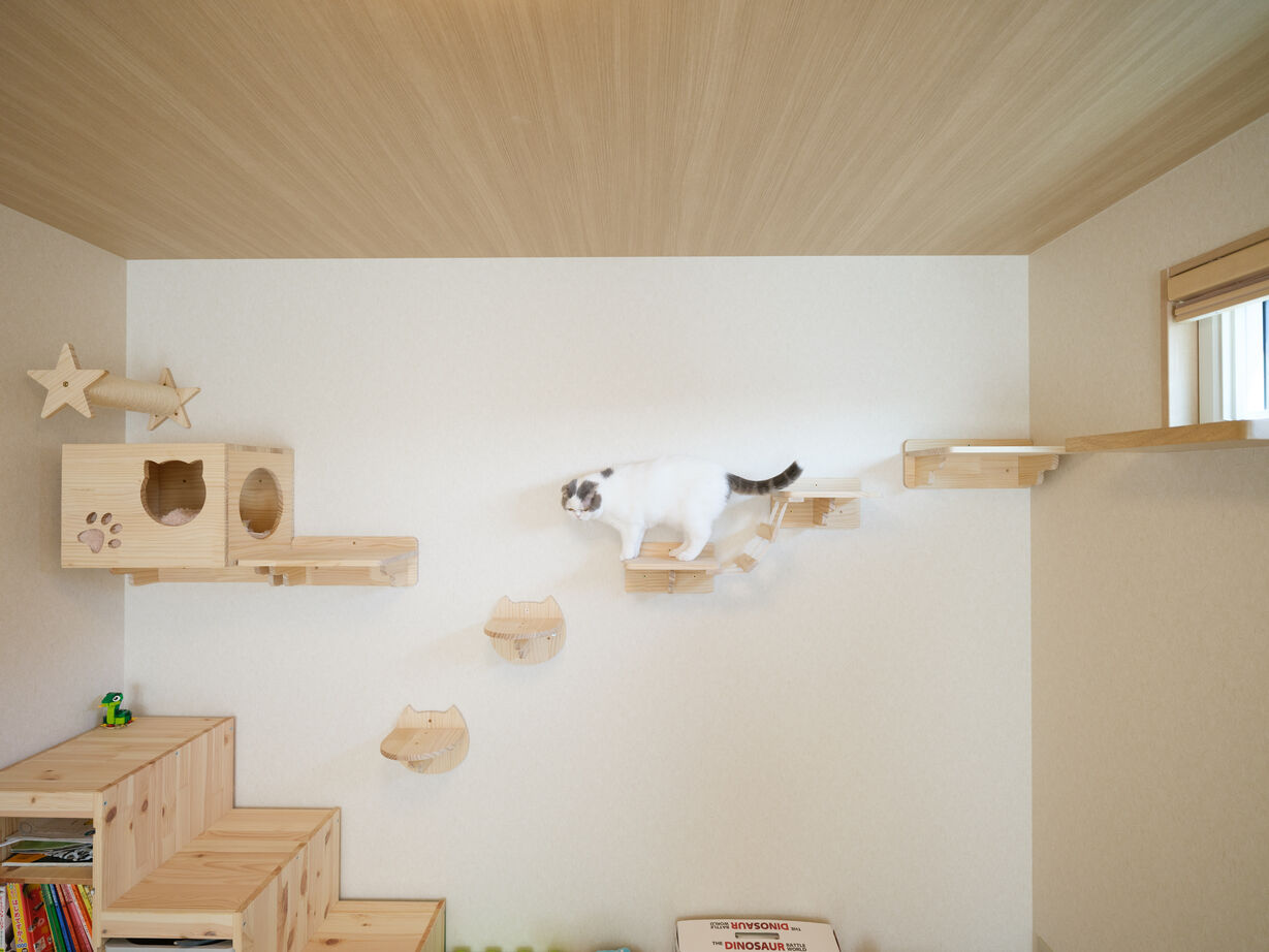 アルネットホーム 【間取り有】猫も人もあたたかく包むやさしい極暖の家の建築実例画像3