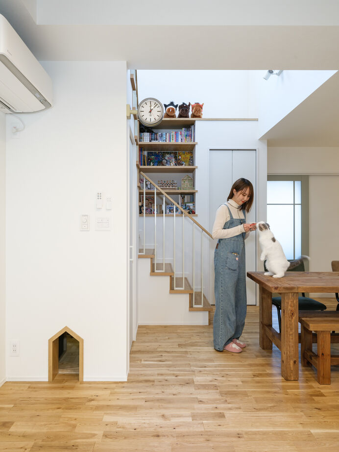 アルネットホーム 【間取り有】猫も人もあたたかく包むやさしい極暖の家の建築実例画像5