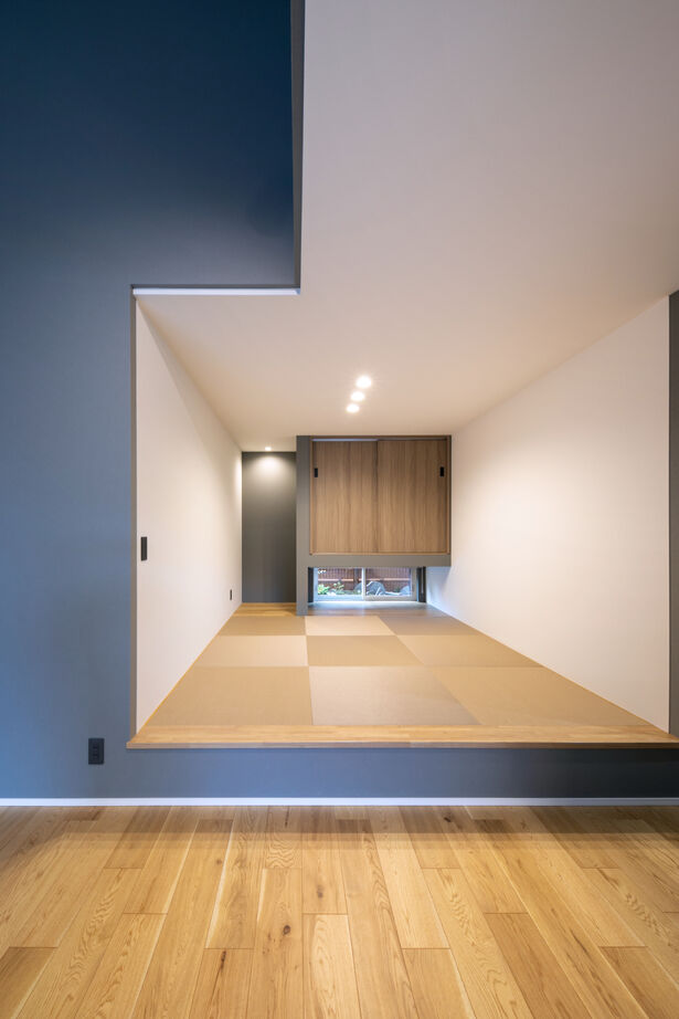 アルネットホーム 【間取り有】内外つながるプライベート中庭のモダン平屋の建築実例画像6