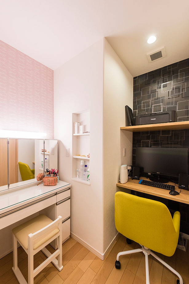 イデキョウホーム(富士市/富士宮市/沼津市) 【3000万円台/ガレージ/モダン/和室】全館空調×吹抜けで快適さと開放感を！愛車を眺めるビルトインガレージの建築実例画像7