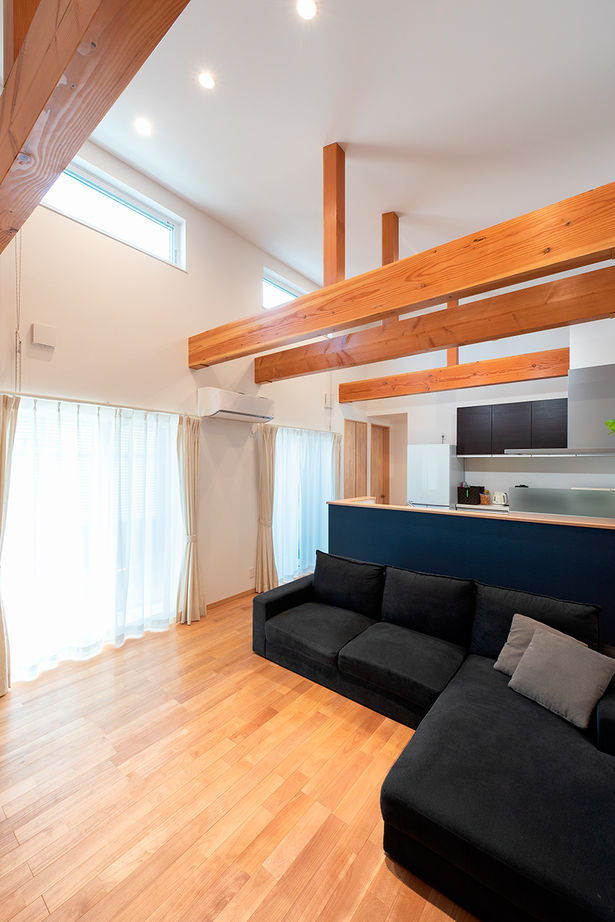 イデキョウホーム(富士市/富士宮市/沼津市) 【間取り有/2000万円台前半/平屋】LDKと水回りの回遊動線が便利！プライバシー確保されたパティオのある家の建築実例画像2