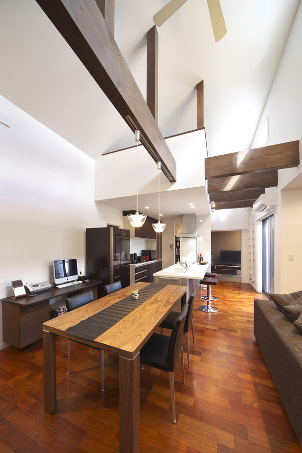 三昭堂 【愛知県/平屋/吹き抜け/ロフト】勾配天井で空間の広さを演出。将来にわたり住みやすい間取りに大満足の建築実例画像7