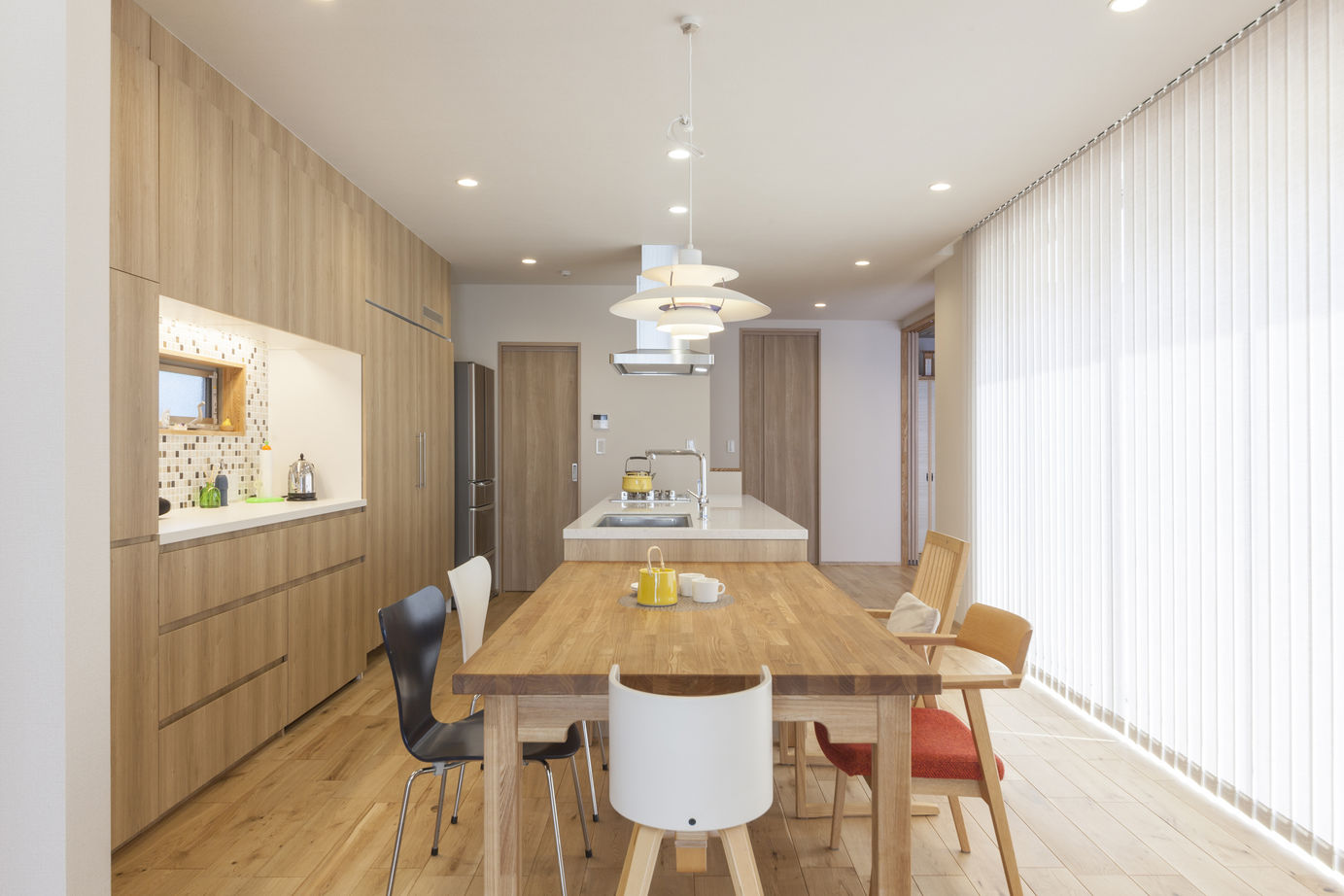 三昭堂 【一宮市/収納/回遊動線】アイデア満載の提案力で住みやすい間取りに。プライバシーを考慮したコの字型実例の建築実例画像5