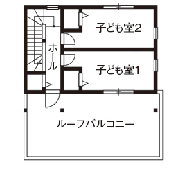 三昭堂 【名古屋市/間取り図/インナーガレージ】3階建てのモデルハウスで確信！30坪の限られた土地に建てた実例の間取り図（3LDK）3階