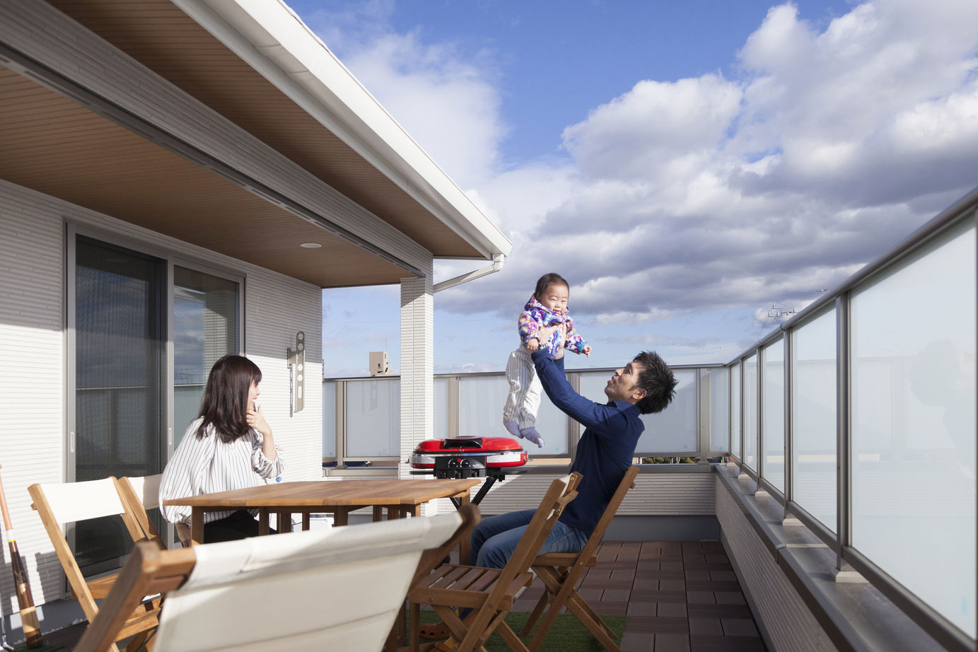 三昭堂 【名古屋市/間取り図/インナーガレージ】3階建てのモデルハウスで確信！30坪の限られた土地に建てた実例の建築実例画像1