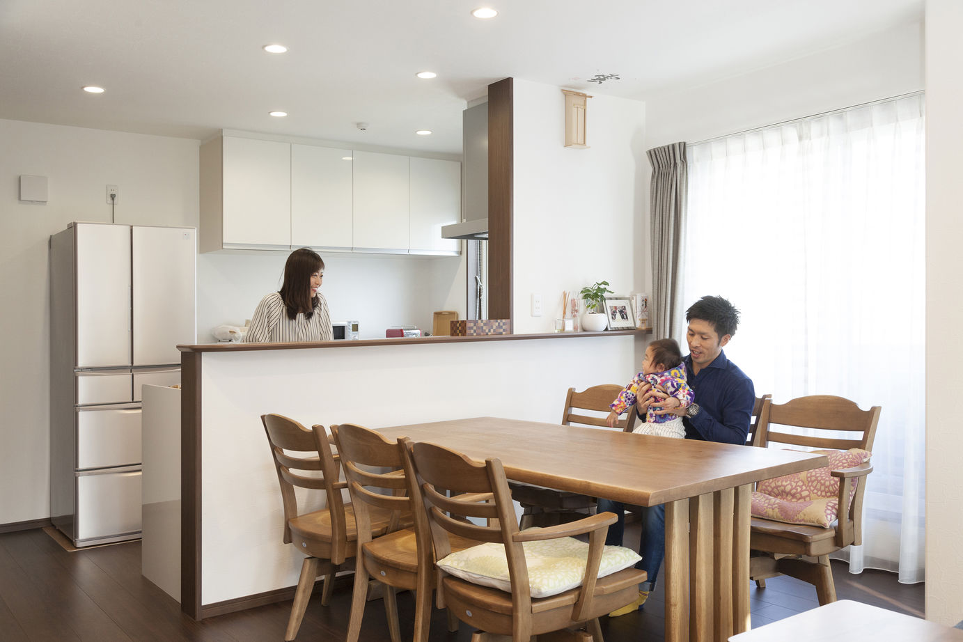 三昭堂 【名古屋市/間取り図/インナーガレージ】3階建てのモデルハウスで確信！30坪の限られた土地に建てた実例の建築実例画像5