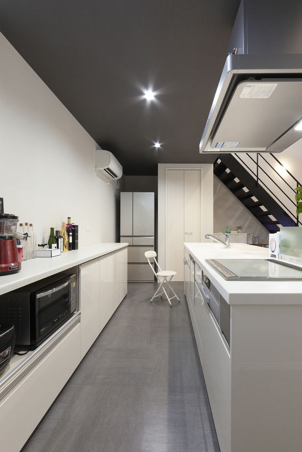 三昭堂 【岐阜県/平屋/間取り図】片流れの屋根デザイン。勾配を活かした小屋裏スペース。吹き抜け感のある平屋実例の建築実例画像5