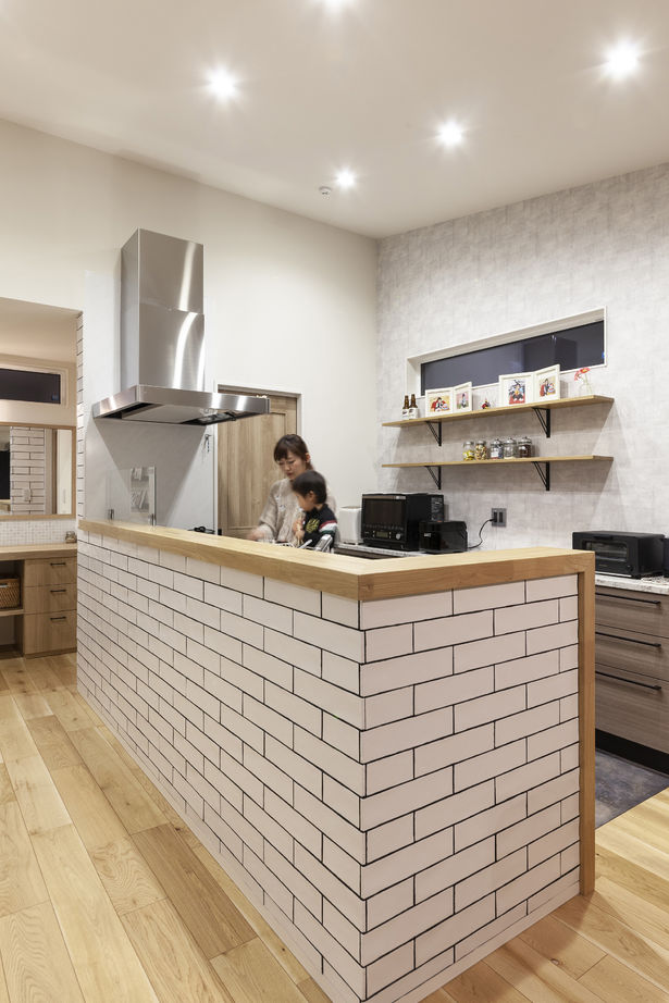 三昭堂 【一宮市/間取り図/ビルトインガレージ】モデルハウスを参考にデザイン！近隣環境の事も考えた工夫満載の家の建築実例画像9