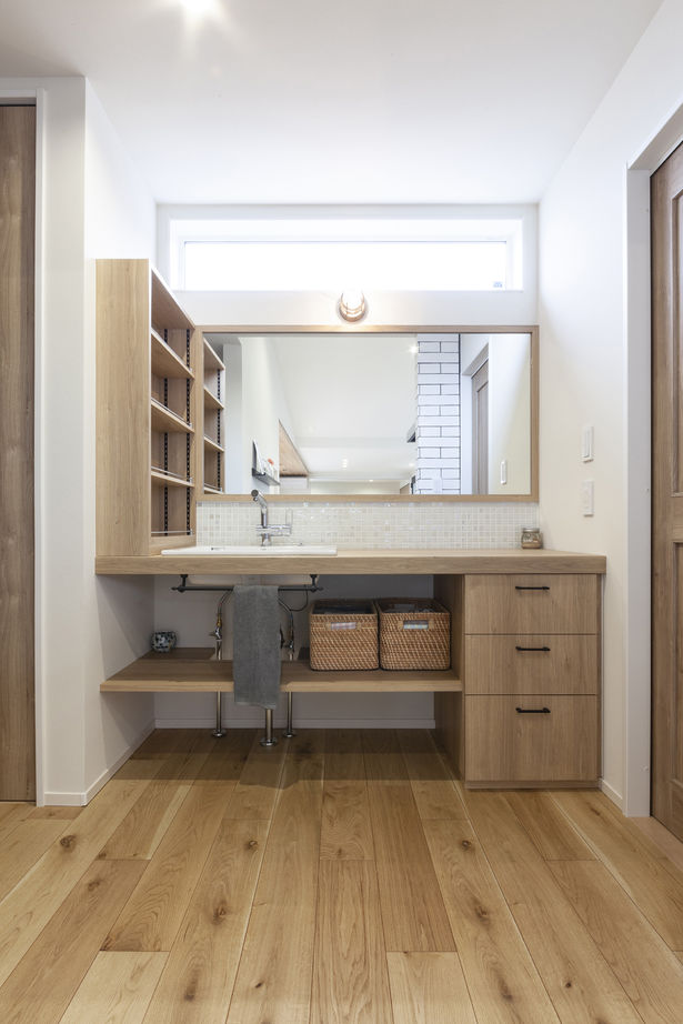 三昭堂 【一宮市/間取り図/ビルトインガレージ】モデルハウスを参考にデザイン！近隣環境の事も考えた工夫満載の家の建築実例画像10