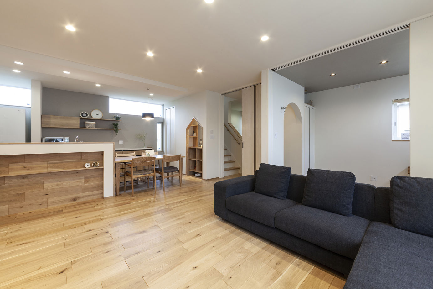 三昭堂 【愛知県/2000万円台】1階に寝室を設けて将来平屋のように暮らせる間取り。家族と過ごす時間が楽しくなる家の建築実例画像6