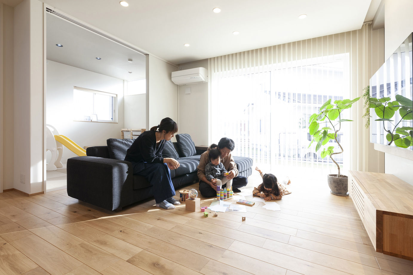 三昭堂 【愛知県/2000万円台】1階に寝室を設けて将来平屋のように暮らせる間取り。家族と過ごす時間が楽しくなる家の建築実例画像7