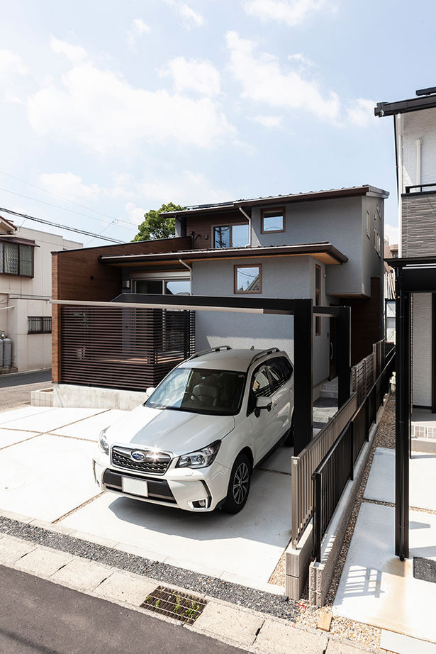三昭堂 【一宮市】土地の高低差を活かした間取り設計。スキップフロアで縦の空間を使い開放感のあるおしゃれな実例の建築実例画像2