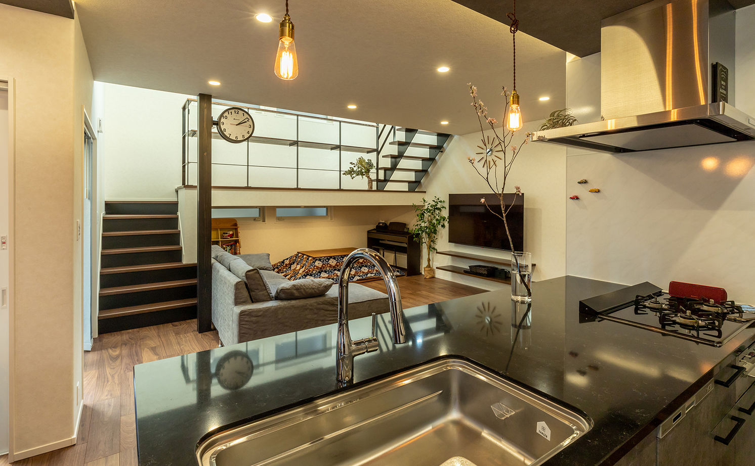 三昭堂 【北名古屋市/間取り図/2000万円台】スキップフロアで立体的な空間をデザイン。家族の居場所満載の家の建築実例画像5