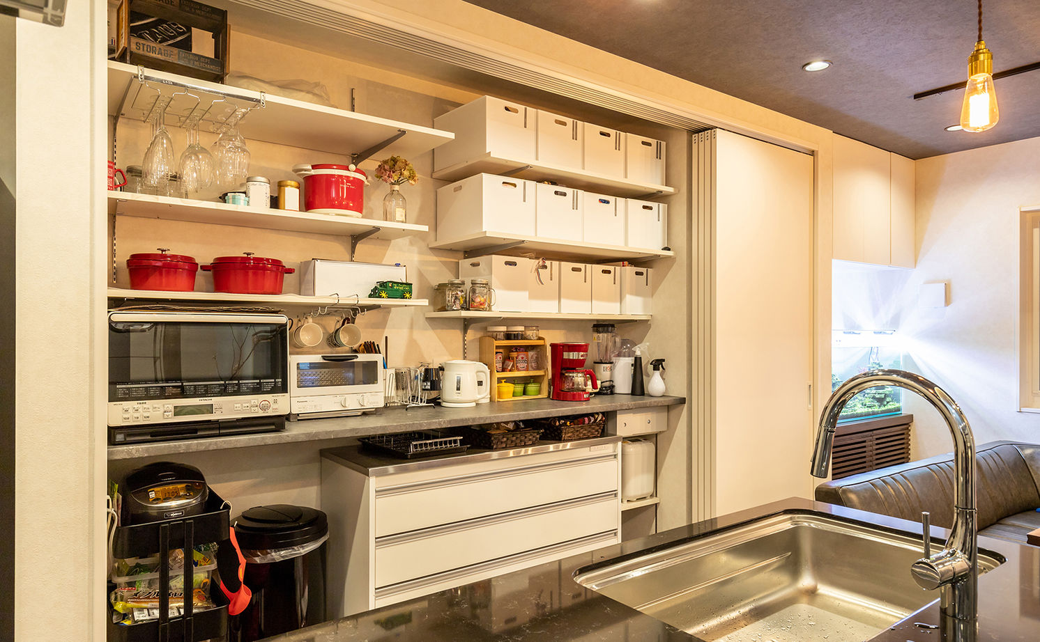 三昭堂 【北名古屋市/間取り図/2000万円台】スキップフロアで立体的な空間をデザイン。家族の居場所満載の家の建築実例画像9