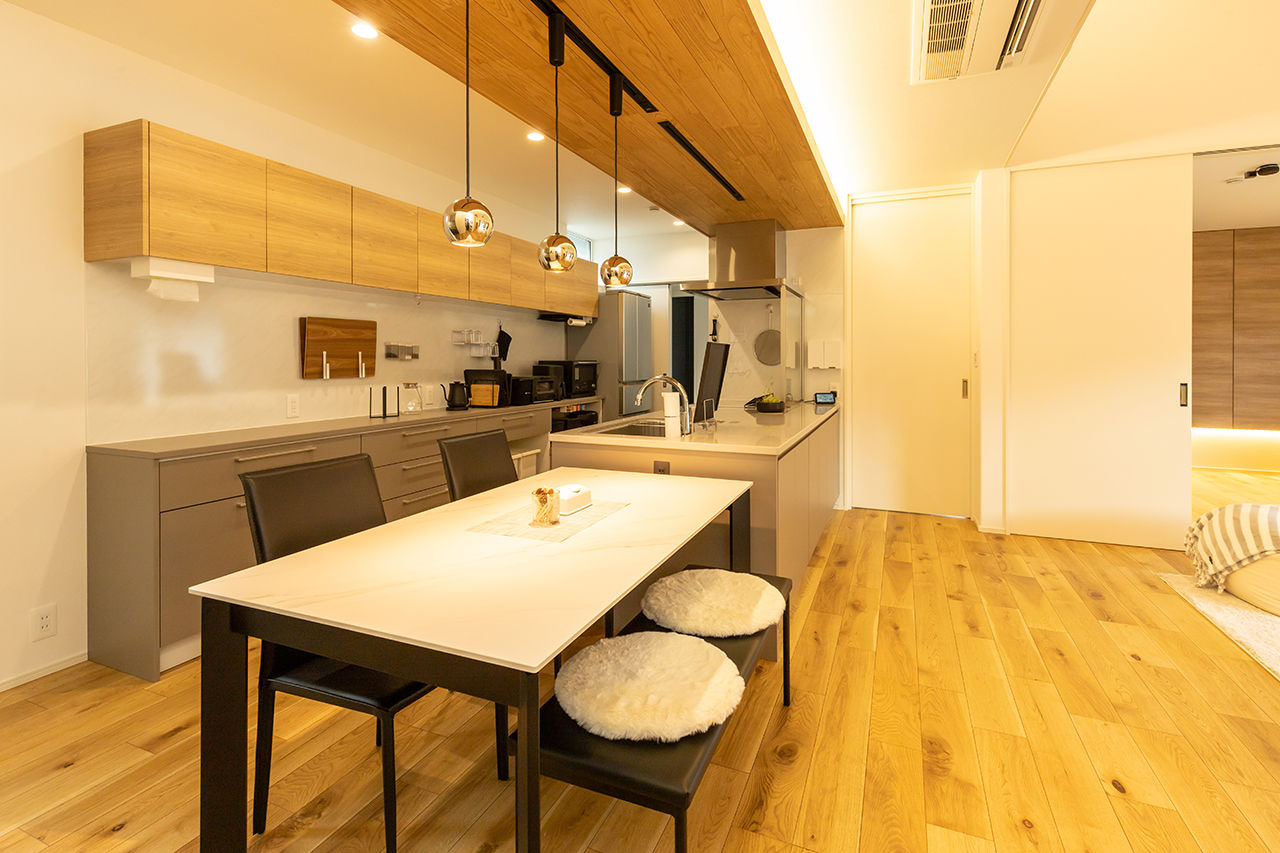 三昭堂 【一宮市/平屋/2000万円台/シアター/間取り図あり】20代夫婦が建てたロフトを備えた高天井が魅力の平屋の建築実例画像5