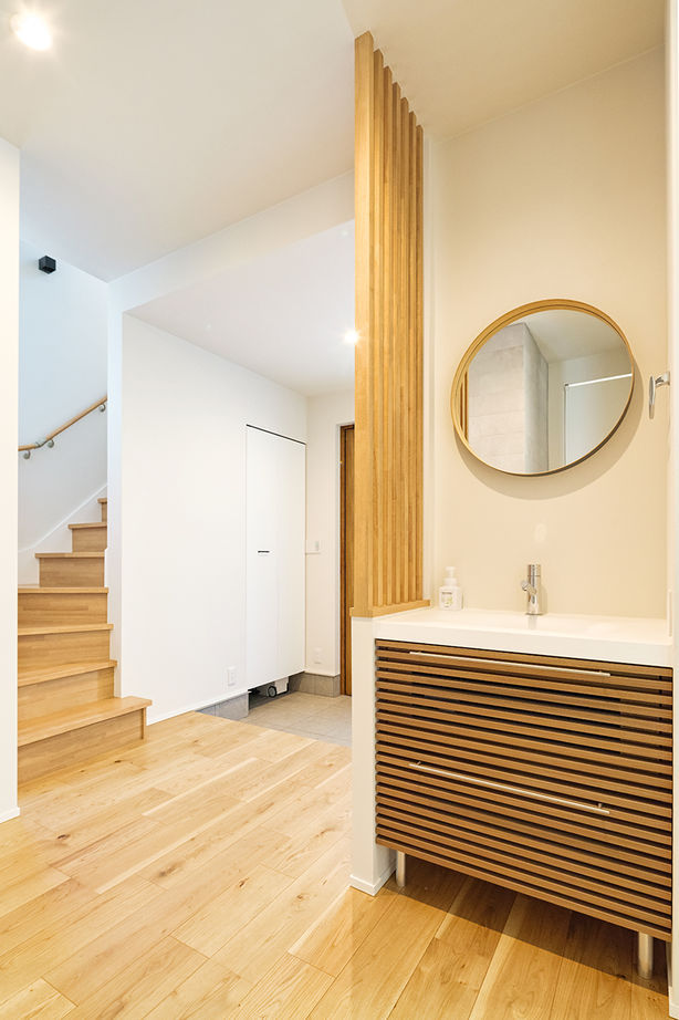 ビクトリーホーム 【2283万円/ロフト/充実収納/間取り図】家事をスムーズにする設計と勾配天井によるのびやかな2階LDKの家の建築実例画像10