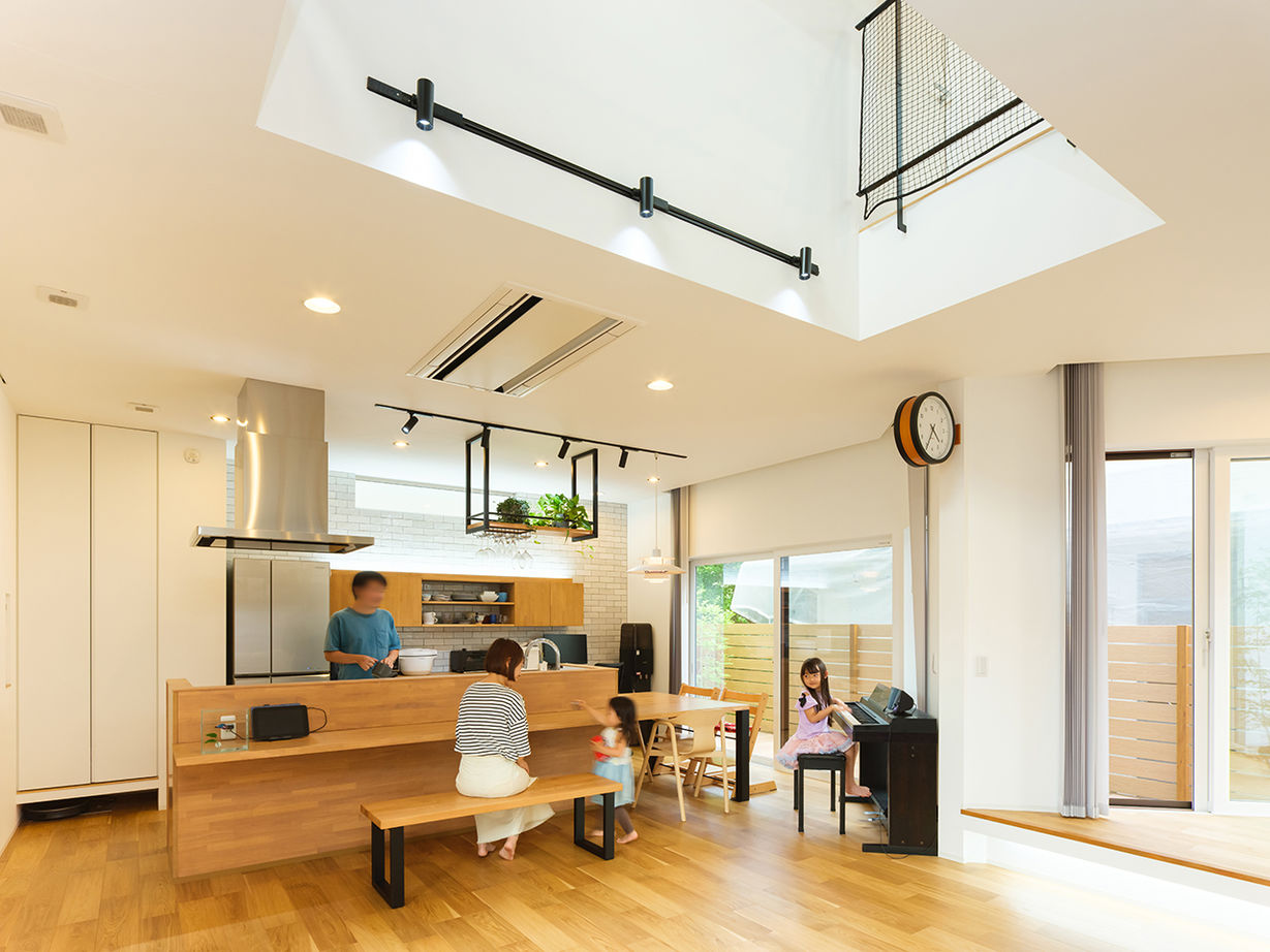 ビクトリーホーム 【サウナ/4000万円台/吹き抜け/スキップフロア/間取り図】性能もデザイン性にもこだわった高台にある家の建築実例画像4