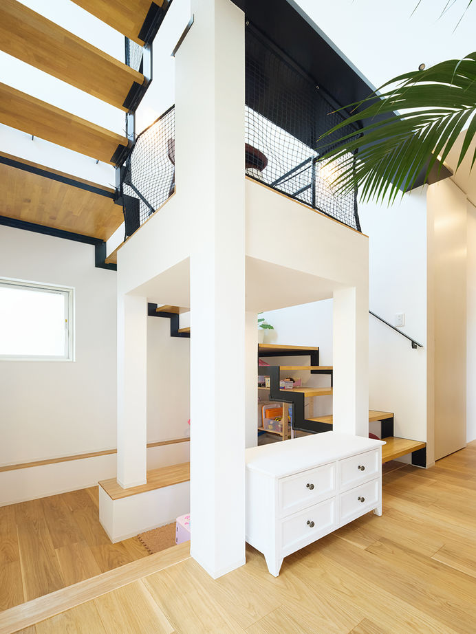 ビクトリーホーム 【サウナ/4000万円台/吹き抜け/スキップフロア/間取り図】性能もデザイン性にもこだわった高台にある家の建築実例画像6