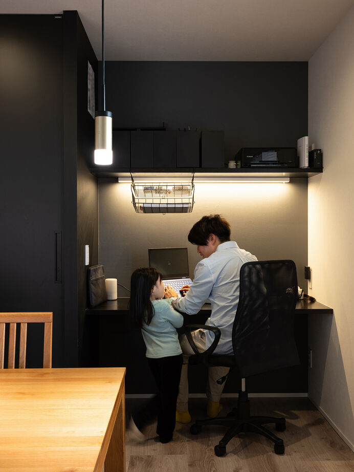 ビクトリーホーム 【2000万円台/吹き抜け/長期優良住宅】スタイリッシュなデザインに、家事をラクにする工夫満載の住まいの建築実例画像5