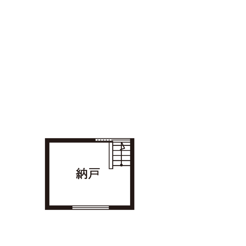 アークホーム　一級建築士事務所 【1000万円台/吹き抜け/間取り図有】家族との絆を深め、趣味も満喫！性能や価格も妥協せず叶えたマイホームの間取り図（3LDK）納戸
