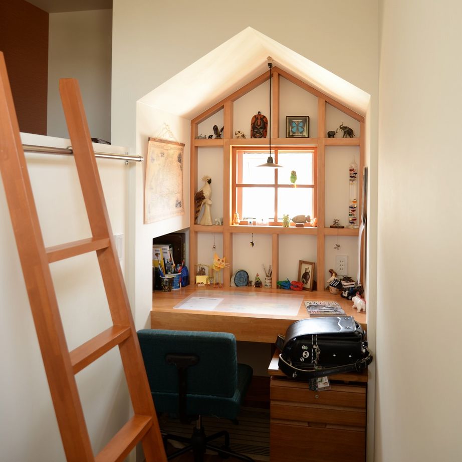 エクリュ 【坂井市/キッズリビング/個性に合わせた子供部屋/ウッドデッキ/ペットと暮らす】遊び心溢れる家の建築実例画像4