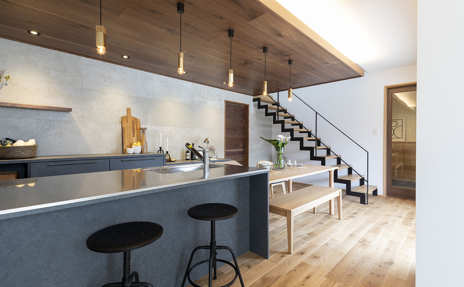 Relax home 【3000万円台/アウトドアリビング/40坪台/間取り図】風を感じるダイニングとガーデンキッチンのある家の建築実例画像17