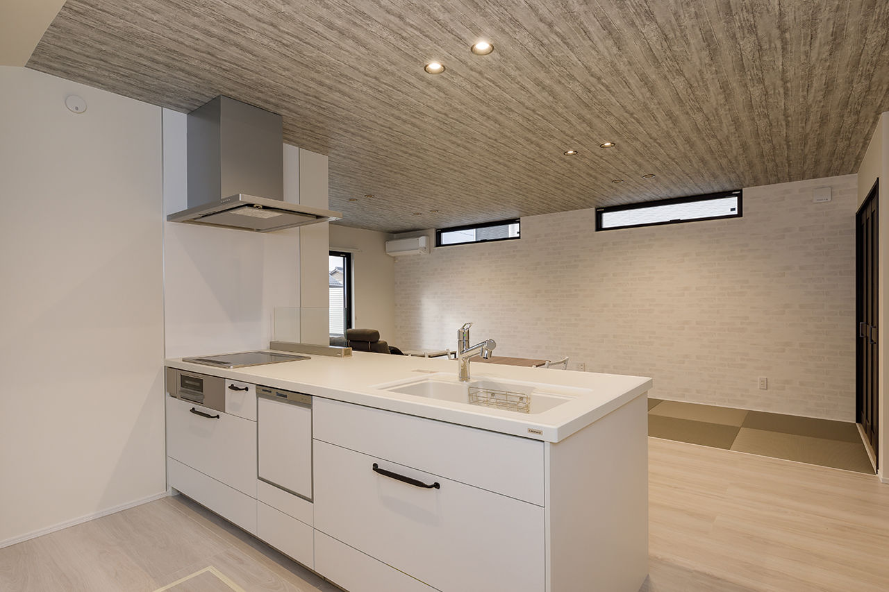 ａｒｄ（アルデ） 【1000万円台/リビング階段/土間収納】白×黒にレンガや木目調がアクセントのブルックリンスタイルの建築実例画像4