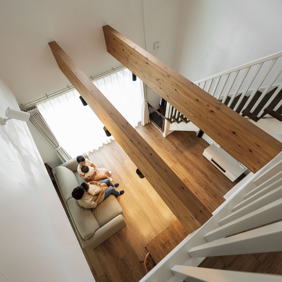 アヴィエスホーム 【間取り図有/27坪/1600万円】「健康塗り壁」で爽やかな毎日を。家族を身近に感じる暮らしやすい住まいの建築実例画像4