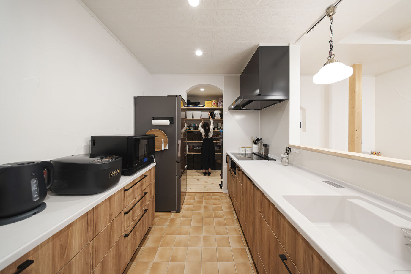 アヴィエスホーム 二度目の家づくりは回遊動線と土間のあるアメリカンハウスの建築実例画像4