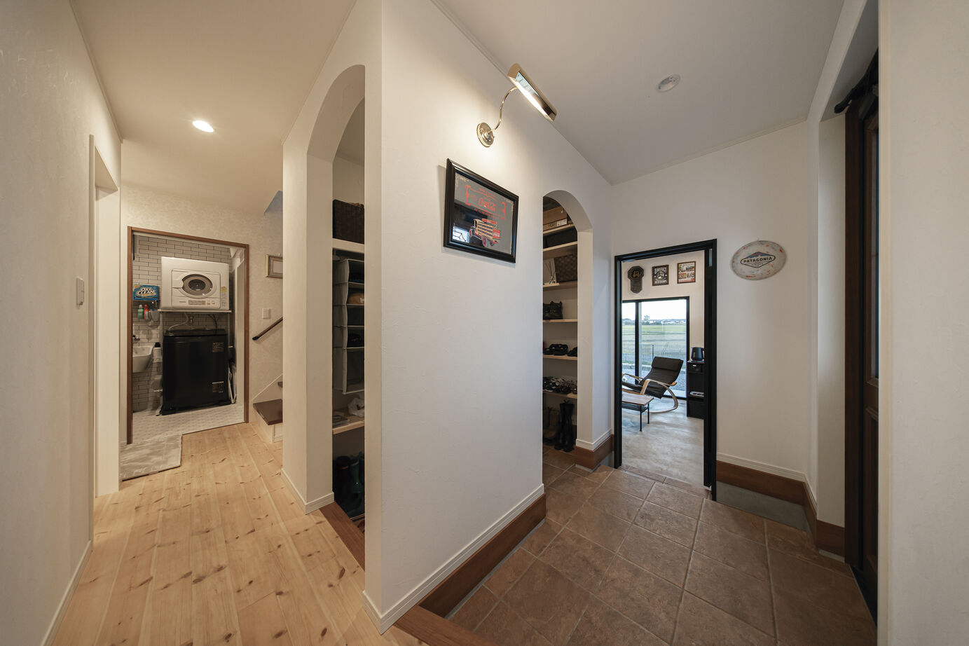 アヴィエスホーム 二度目の家づくりは回遊動線と土間のあるアメリカンハウスの建築実例画像6