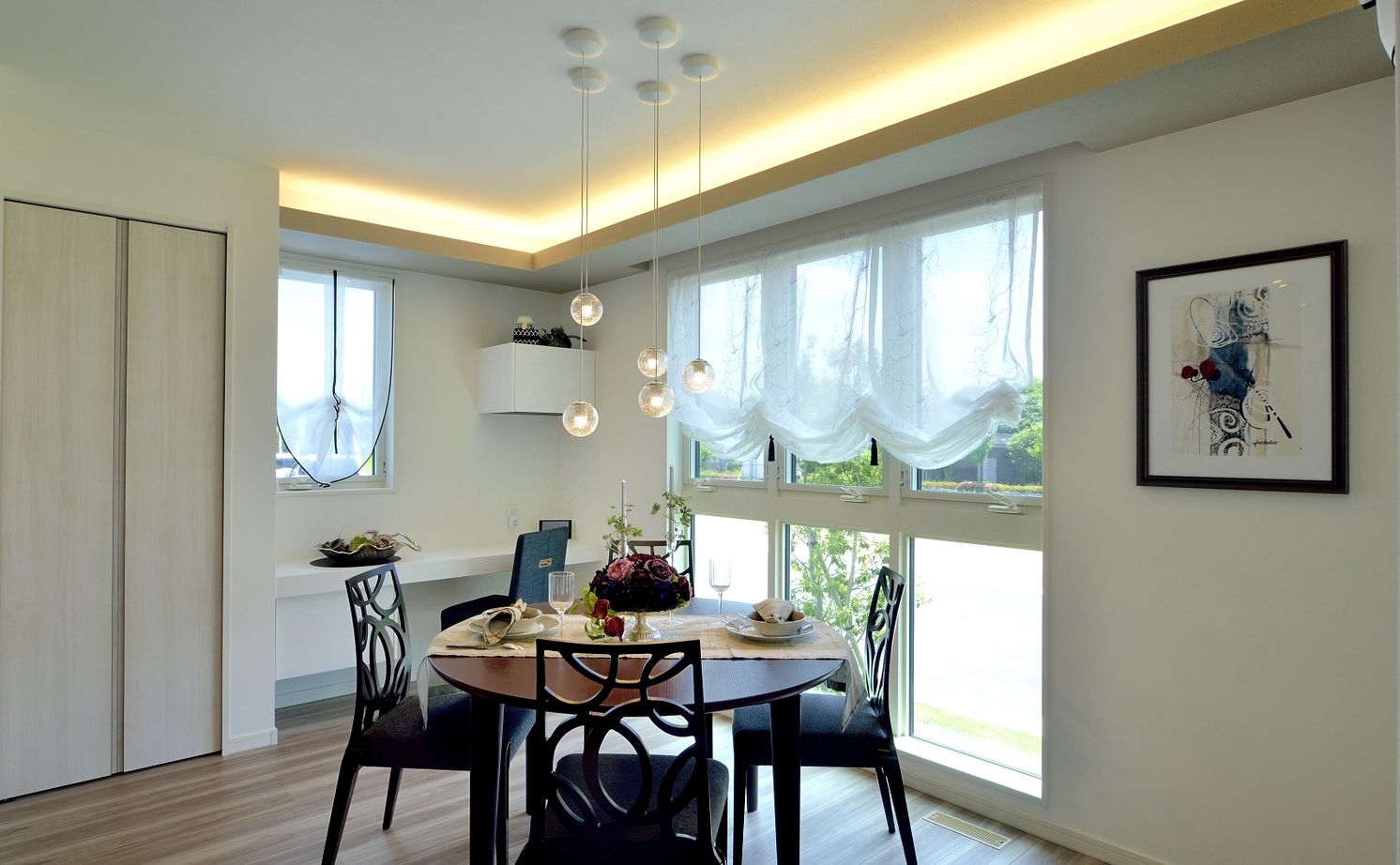 コンチネンタルホーム 【平屋/間取り図有】新たな生活様式を取り入れた、お家で仕事も趣味も楽しむことができる快適空間の建築実例画像8