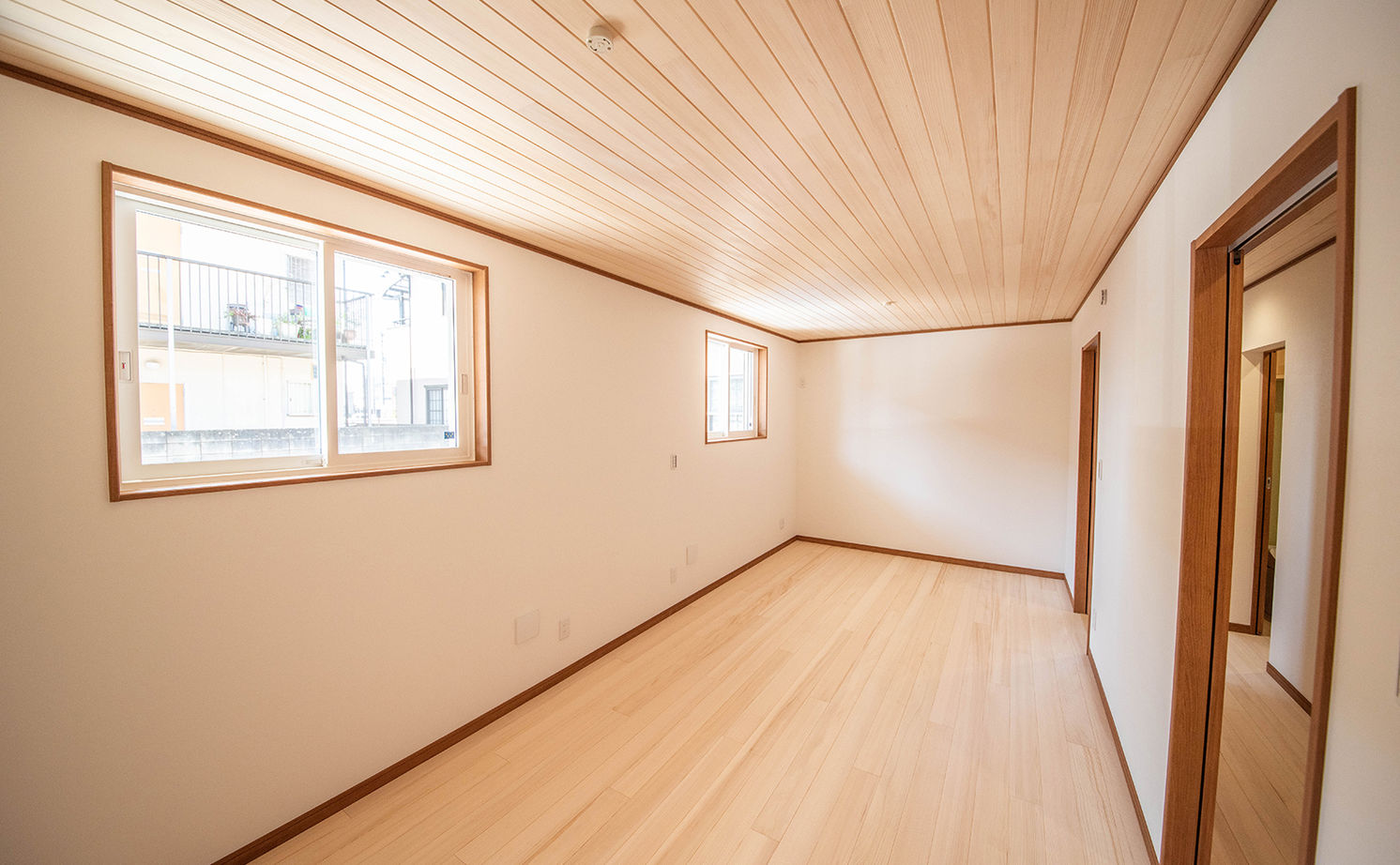 助川工務店 【平屋/自然素材/造作家具/間取り図有】勾配天井の開放感と、便利な生活動線が嬉しい「もみの木」の家の建築実例画像15